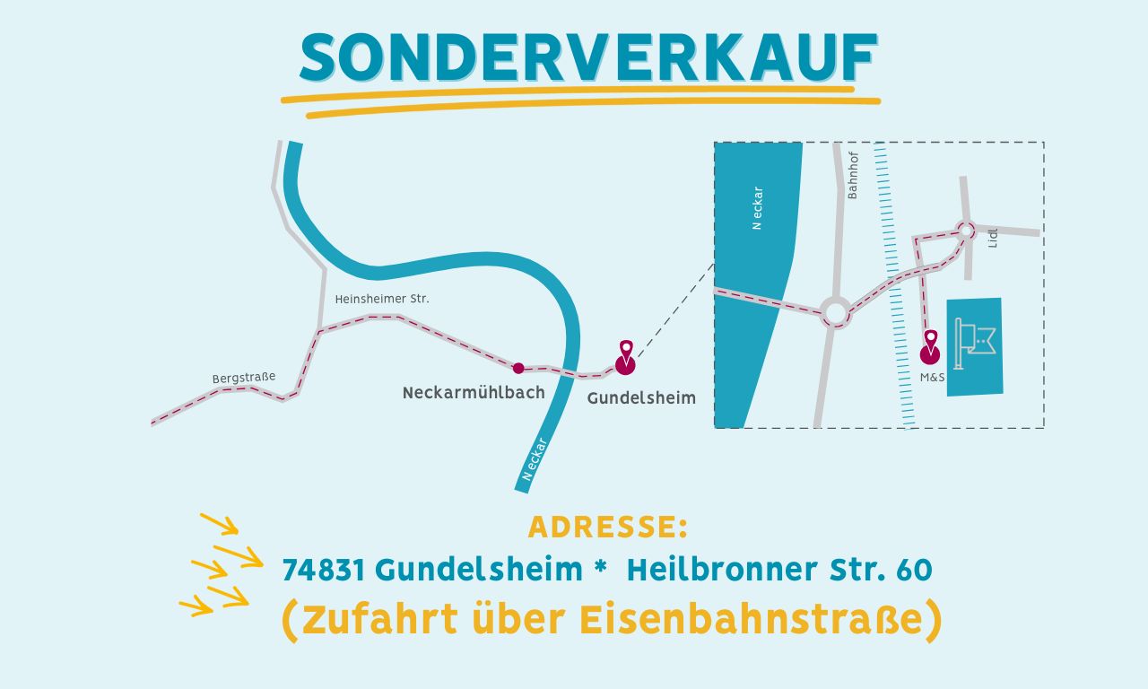 Einladung zum Sonderverkauf in Gundelsheim